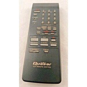 Quasar VSQS0732 VCR Remote Control for VH5290 VH5291 VH5390 VH5489 VH5490